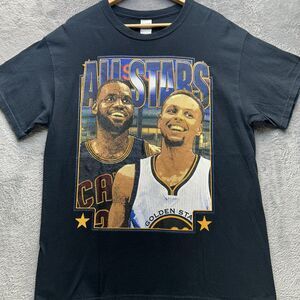 Cleveland Cavaliers Golden State Warriors Shirt Mens Large NBA Basketball Gildan